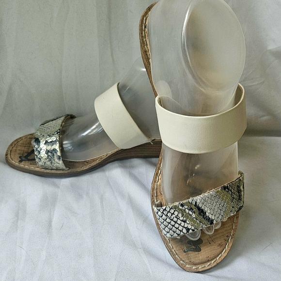 Sam Edelman Gala Two Strap Low Wedge Sandals Women’s Size 8.5 - Picture 2 of 7